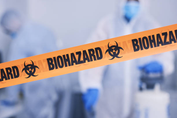 Professional Biohazard Cleanup technician working in Montgomery, GA